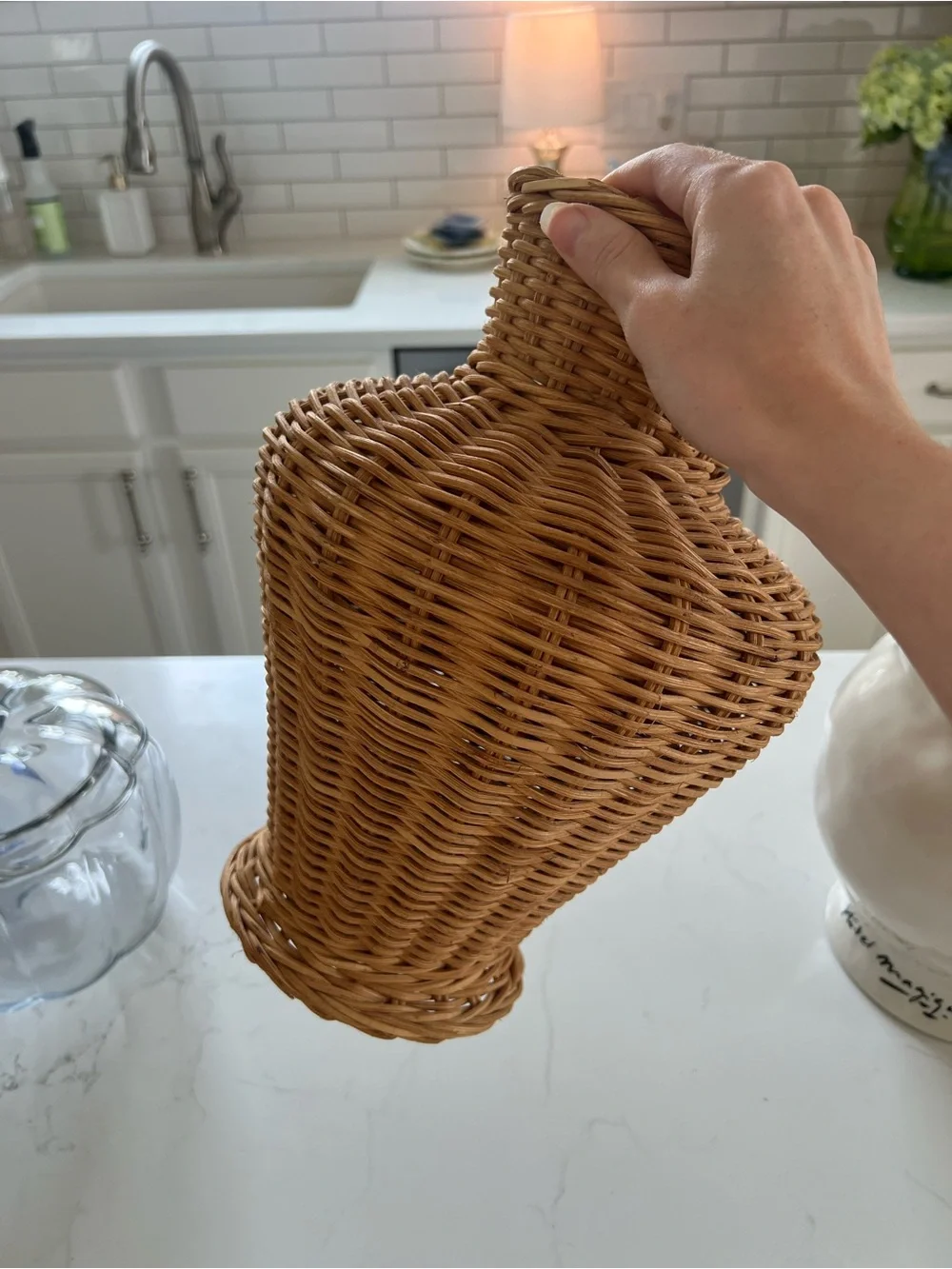 Studio McGee Target Rattan Vase